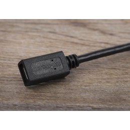 1 pcs - StarTech.com USB 2.0 Cable, Male Micro USB B to Female Micro USB B USB Extension Cable, 0.5m