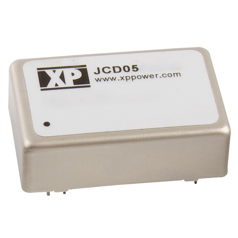1 pcs - XP Power JCD DC-DC Converter, ±5V dc/ ±500mA Output, 4.5 - 9 V dc Input, 5W, Through Hole, +100°C Max Temp -40°C
