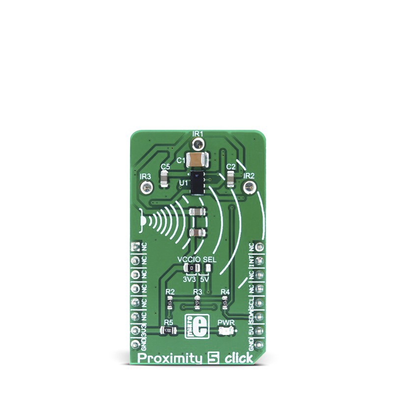 1 pcs - MikroElektronika Development Kit Equipment LID Closing, Lux Meters, Proximity Activated Surveillance Systems, Screen