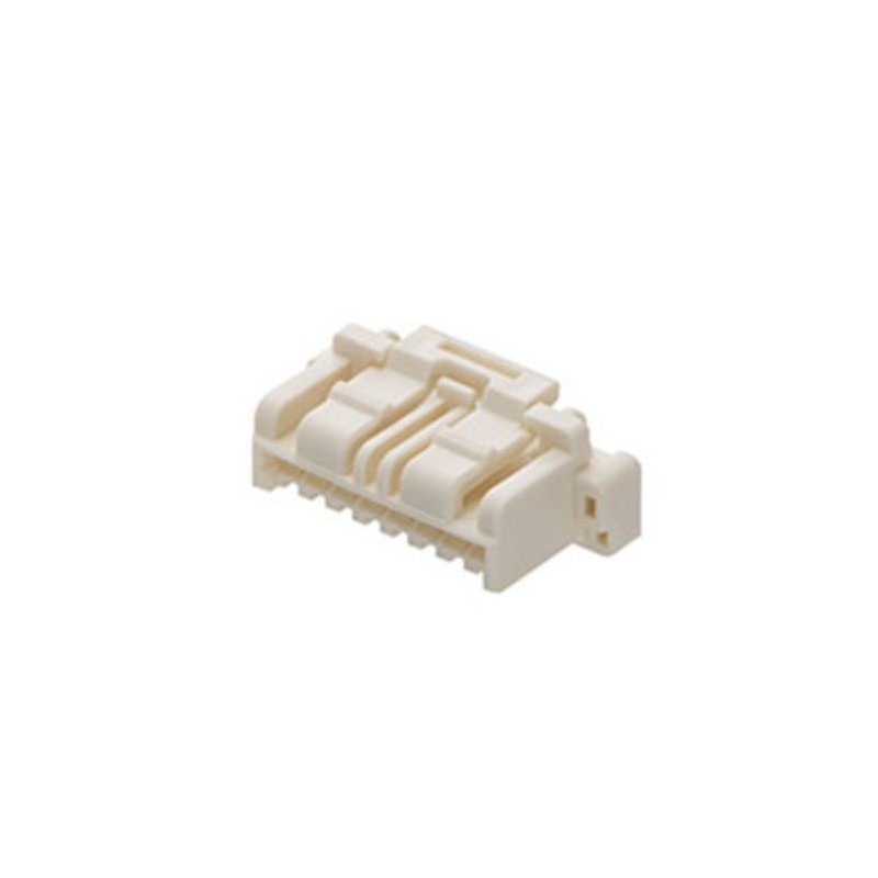 10 pcs - Molex, CLIK-Mate Female Crimp Connector Housing, 1.5mm Pitch, 10 Way, 1 Row Side Entry