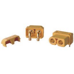 10 pcs - RS PRO Compact Power Connector Socket, 2P, 45A, 500 V dc