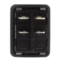 1 pcs - Marquardt Illuminated DPST, On-None-Off Rocker Switch Panel Mount