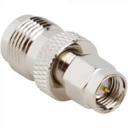 1 pcs - Amphenol RF Coaxial Adapter SMA Plug to TNC Jack