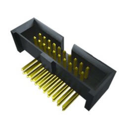 1 pcs - Samtec SHF Series Straight PCB Header, 50 Contact(s), 1.27mm Pitch, 2 Row(s), Shrouded
