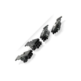 1 pcs - Souriau Female Connector Housing, 5.08mm Pitch, 3 Way, 1 Row