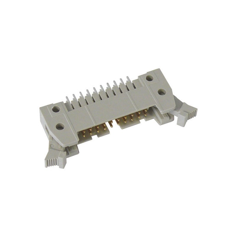 1 pcs - HARTING SEK 18 Series Straight Through Hole PCB Header, 20 Contact(s), 2.54mm Pitch, 2 Row(s), Shrouded