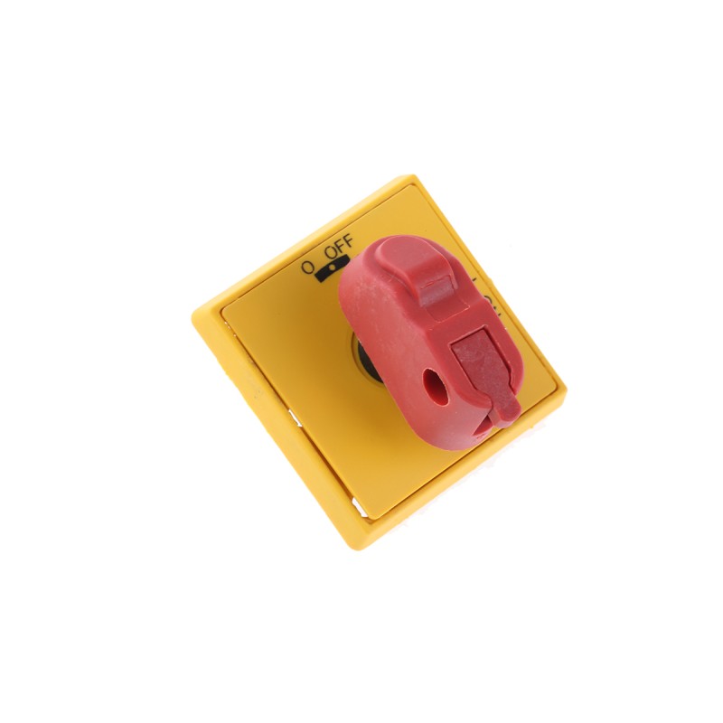 1 pcs - ABB Red/Yellow Rotary Handle