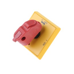 1 pcs - ABB Red/Yellow Rotary Handle