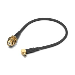 10 pcs - Wurth Elektronik WR-CXASY Series Female SMA to Male MCX Coaxial Cable, 152.4mm, RG174/U Coaxial, Terminated