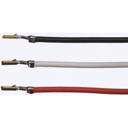 5 pcs - JST Female SSHL to Unterminated Crimped Wire, 300mm, 0.03 - 0.08mm², Red