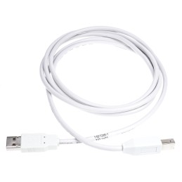 1 pcs - TE Connectivity USB 2.0 Cable, Male USB A to Male USB B Cable, 2m