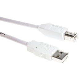 1 pcs - TE Connectivity USB 2.0 Cable, Male USB A to Male USB B Cable, 2m