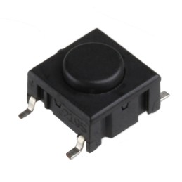 1 pcs - IP67 Button Tactile Switch, SPST 50 mA @ 24 V dc 1.3mm