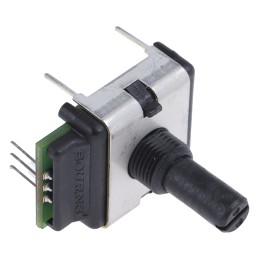 5 pcs - Bourns Incremental Incremental Encoder, 24 ppr, Quadrature Signal, Solid Type, 6.35mm Shaft