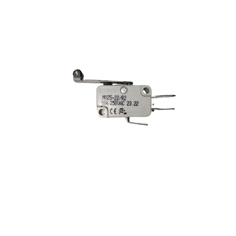 1 pcs - RS PRO Long Roller Lever Microswitch, Quick Connect Terminal, 16A @ 250V ac, SPDT, IP40