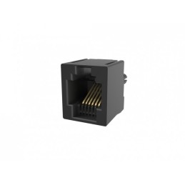 10 pcs - Amphenol Communications Solutions RJE08 Series Female Ethernet Connector, Through Hole, Cat3