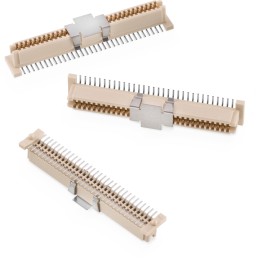 1 pcs - Wurth Elektronik WR-BTB Series Vertical PCB Socket, 64-Contact, 1-Row, 1mm Pitch