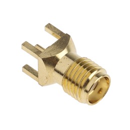 1 pcs - RS PRO, jack PCB Mount SMA Connector, Solder Termination, Straight Body