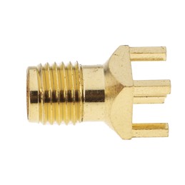 1 pcs - RS PRO, jack PCB Mount SMA Connector, Solder Termination, Straight Body