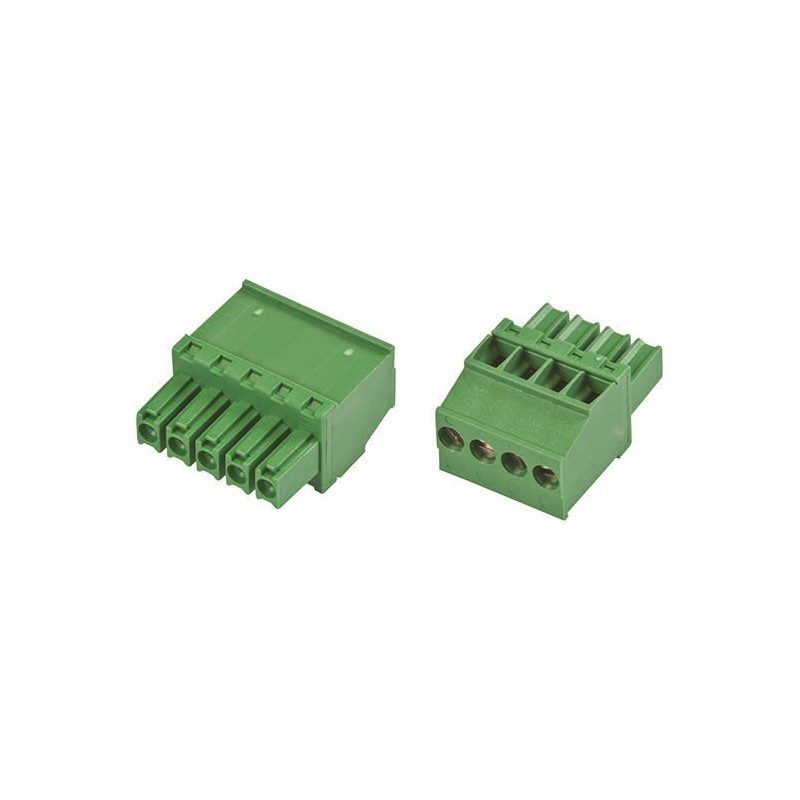 1 pcs - TE Connectivity 3.5mm Pitch 4 Way Pluggable Terminal Block, Plug, Cable Mount, Screw Down Termination