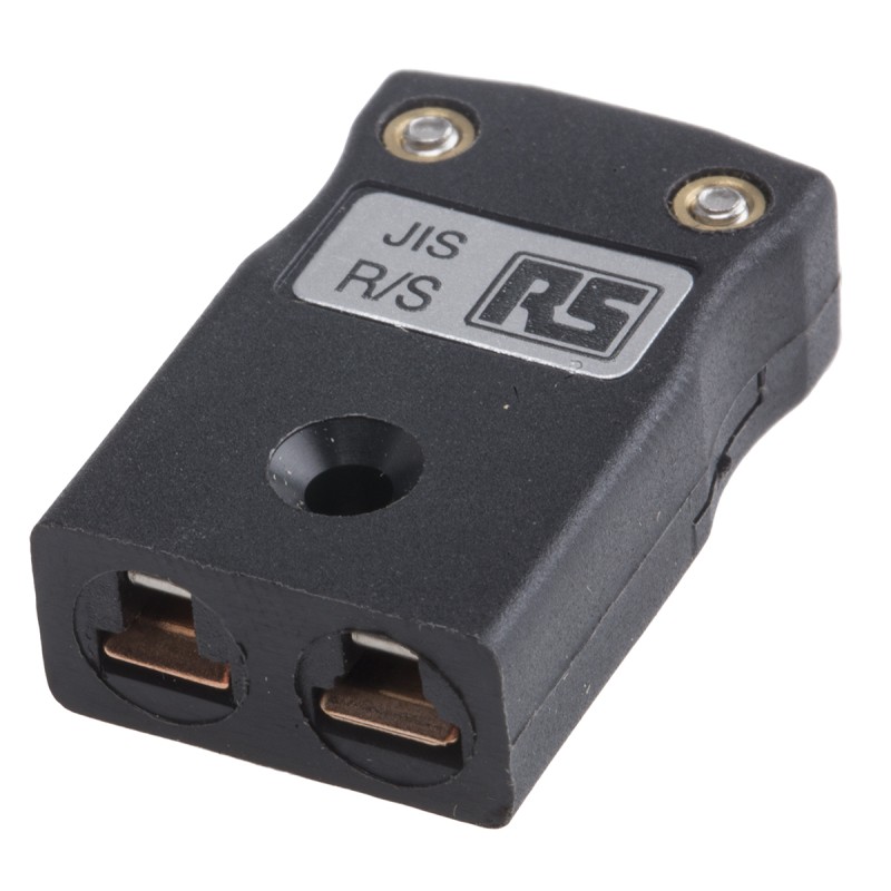 1 pcs - RS PRO In-Line Thermocouple Connector for Use with Type R/S Thermocouple, Miniature Size, JIS Standard