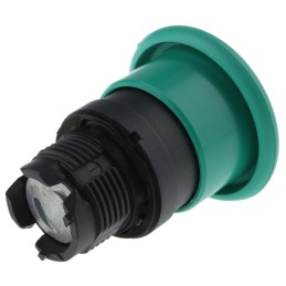 1 pcs - Schneider Electric Harmony XB5 Series Green Spring Return Push Button Head, 22mm Cutout, IP66, IP69K