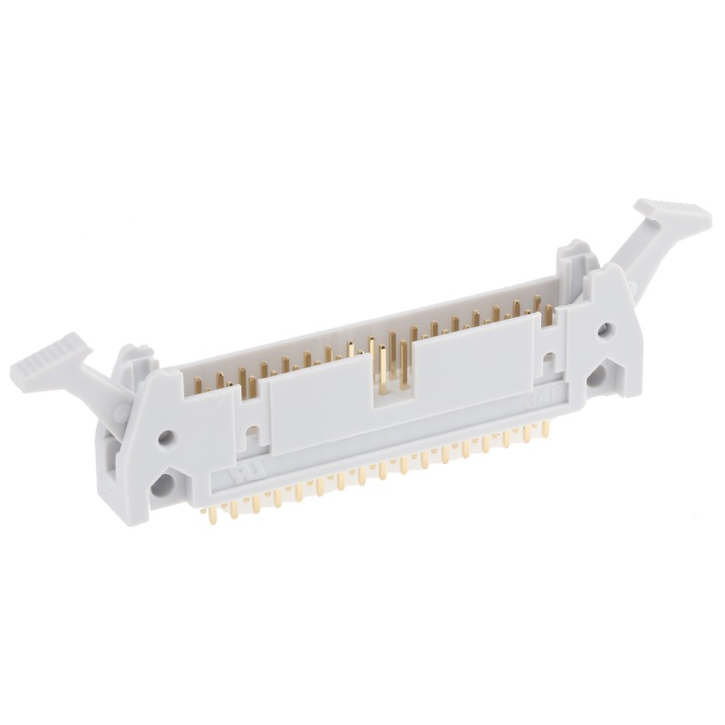 1 pcs - RS PRO Straight Through Hole PCB Header, 34 Contact(s), 2.54mm Pitch, Shrouded