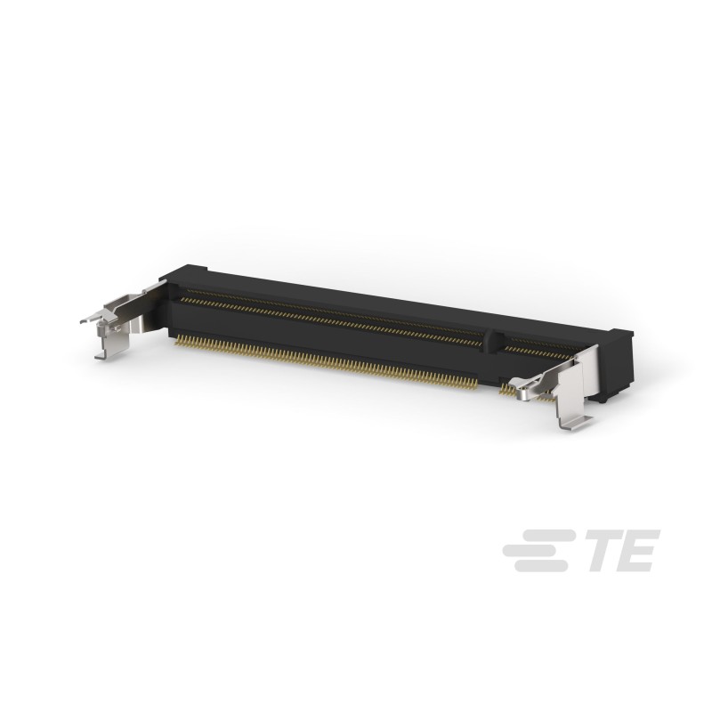 1 pcs - TE Connectivity 0.6mm Pitch 200 Way, Right Angle SMT Mount DIMM Socket ,1.8 V ,500mA