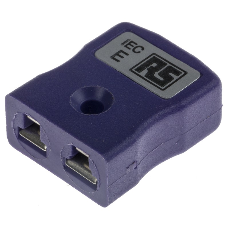 1 pcs - RS PRO Quickwire Thermocouple Connector for Use with Type E Thermocouple, Miniature Size, IEC Standard