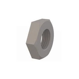 10 pcs : 0437518PJN - Screws & Fasteners Hex Jam Nut, 3/8-18 Thread, .280 Height, Natural, Nylon, 1.00 OD