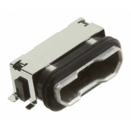 1 pcs - JST Right Angle, Panel Mount, Socket Type B IPX7 USB Connector