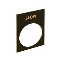 10 pcs : 2LP40 - Switch Fixings Legend Plate, 22 mm,