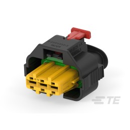 10 pcs - TE Connectivity, AMP MPC 2.8 Automotive Connector Socket 3 Way, Cable Termination