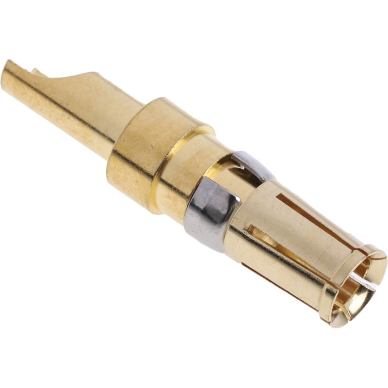 1 pcs - RS PRO Female Solder D-Sub Connector Power Contact, Gold over Nickel Power, 16 - 12 AWG