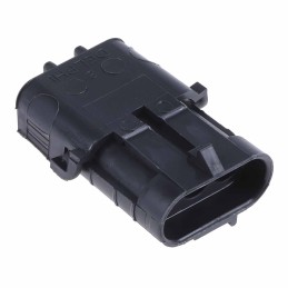 1 pcs - Delphi, Weather-Pack Automotive Connector Plug 3 Way