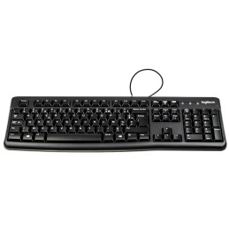 1 pcs - Logitech Wired USB Keyboard, AZERTY, Black