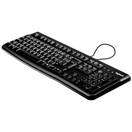 1 pcs - Logitech Wired USB Keyboard, AZERTY, Black