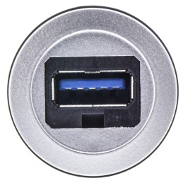 1 pcs - Harting Straight, Panel Mount, Socket Type A 3.0 USB Connector