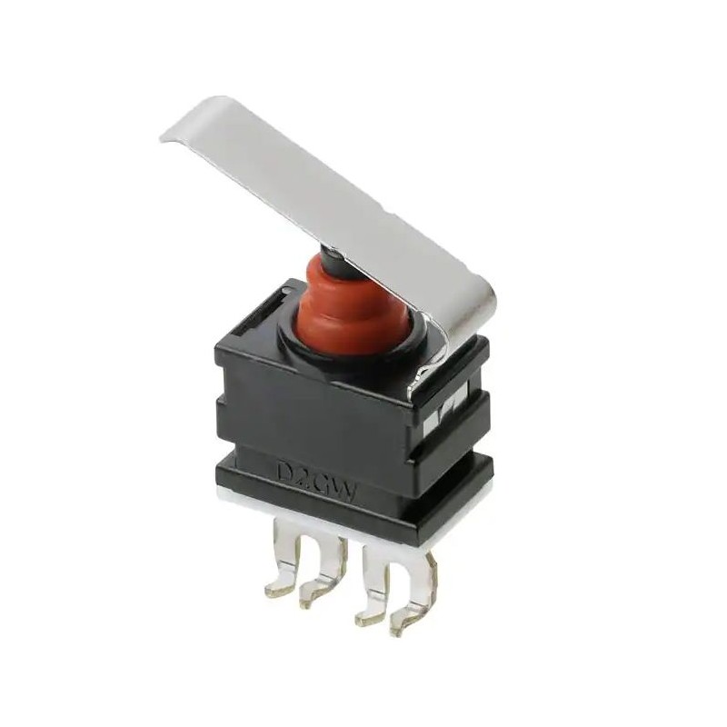 1 pcs - Omron Hinge Lever Subminiature Micro Switch, Lead Wire Terminal, 1 mA, SPST -NC, IP67