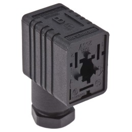 1 pcs - Hirschmann GM 2P+E DIN 43650 B, Female Solenoid Valve Connector, 250 V Voltage