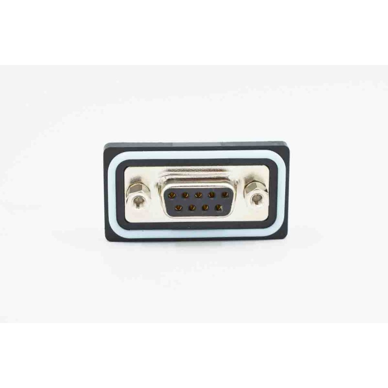 1 pcs - Norcomp CDFS 7 Way Panel Mount Solder D-sub Connector Socket, 2.77mm Pitch, with 4-40 Screw Locks