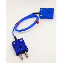 1 pcs - RS PRO Type K Thermocouple 1m Length, 7/0.2mm Diameter - +105°C