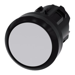 1 pcs - Siemens SIRIUS ACT Series White Momentary Push Button Head, 22mm Cutout, IP66, IP67, IP69K