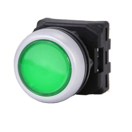 1 pcs - RS PRO Green Spring Return Push Button Head, 22mm Cutout, IP65