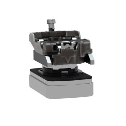 1 pcs - Schneider Electric Harmony XB4 Series Green, Red Illuminated Spring Return Push Button Head, 22mm Cutout, IP66, IP67,