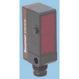 1 pcs - Baumer Diffuse Photoelectric Sensor, Block Sensor, 5 mm - 200 mm Detection Range