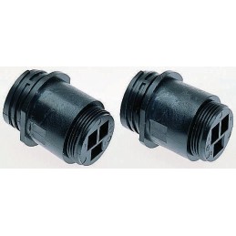 1 pcs - TE Connectivity 3 Way Panel Mount Circular Connectors Receptacle