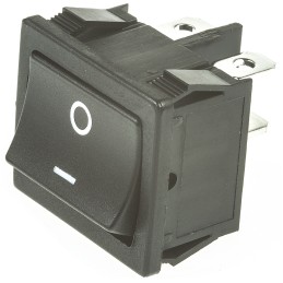 1 pcs - TE Connectivity DPST, On-Off Rocker Switch Panel Mount