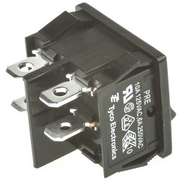 1 pcs - TE Connectivity DPST, On-Off Rocker Switch Panel Mount