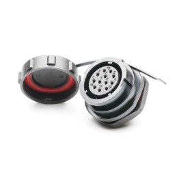 1 pcs - RS PRO Circular Connector, 12 Contacts, Panel Mount, Socket, Female, IP67